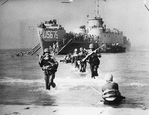 Coastguard aiding US soldiers