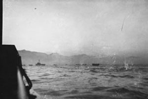 143 Infantry Regiment coming ashore