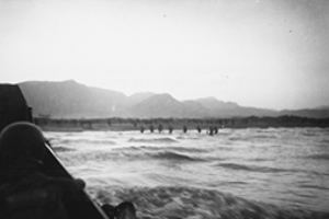 Troops coming ashore at Salerno