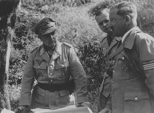 German commanders in Monte Cassino 1944