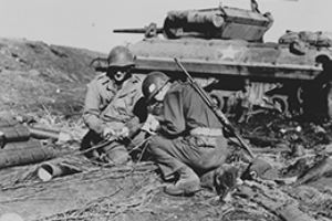 American signalmen at Monte Cassino 1944