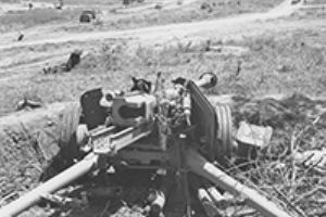 German 5cm PAK anti-tank gun in Monte Cassino