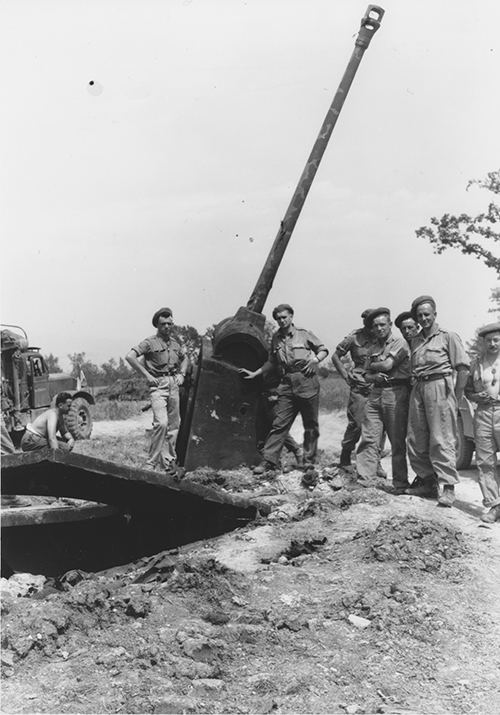 German 88mm anti-tank gun in Monte Cassino