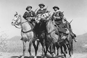 Moroccan Goumier cavalry in Italy 1944