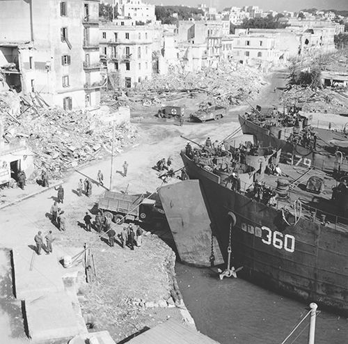 LSTs Anzio Harbour