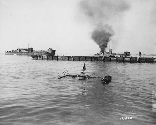 Damaged vehicles