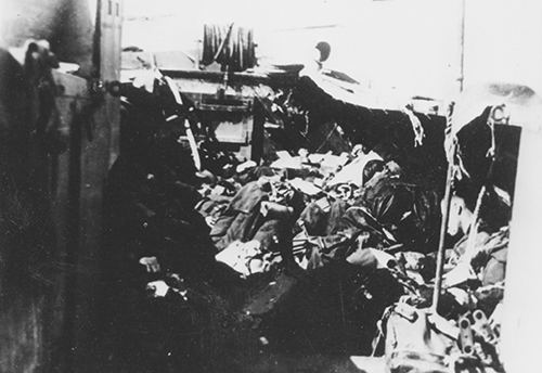 Casualties being evacuated from Dieppe