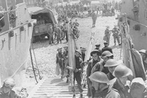 Canadians practicising for Dieppe