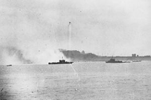 Warships off Dieppe