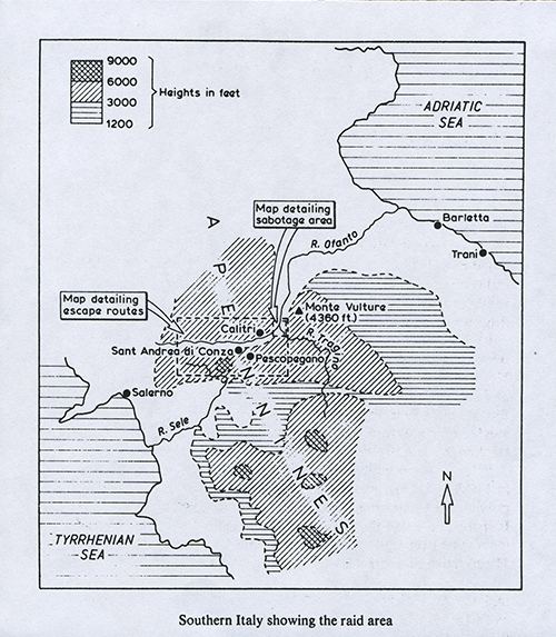 Map of target