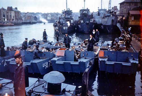 Boarding ships in Weymouth Harbour