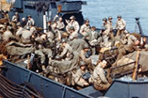 US troops in Weymouth Harbour