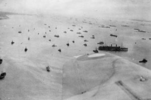 Royal Navy massing off the Isle of Wight