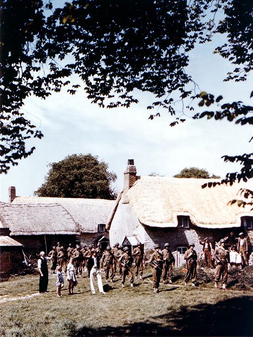 American soldiers in the country