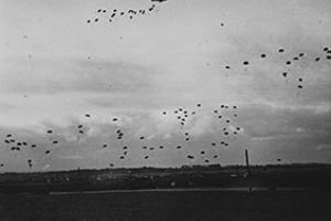 6th Airborne Troops dropping on DZ N