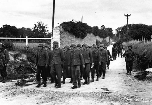 German prisoners Ranville