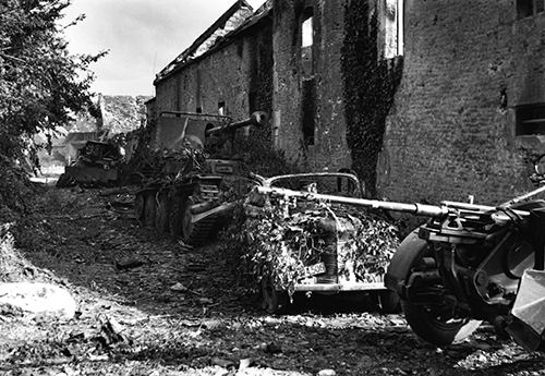 Wrecked German Vehicles