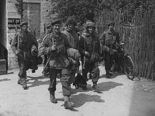 Troops in Normandy