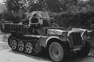 6th Airborne soldiers aboard a captured German half-track
