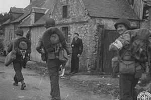 9th Div troops in St Marie du Mont