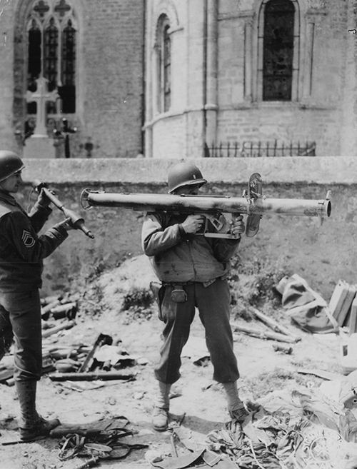 American troops in Ste Mere Eglise