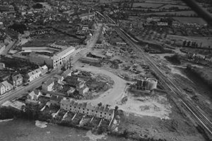 Browse An aerial view of Carentan