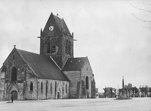 The church at Ste Mere Eglise