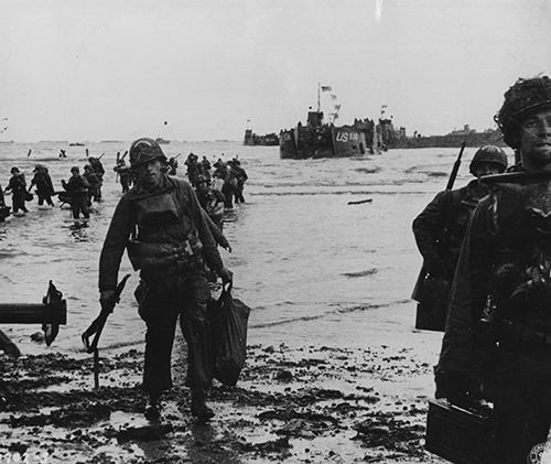 American assault troops