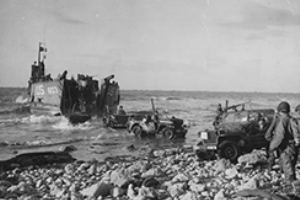 Jeeps of the 5th Engineer Special Brigade