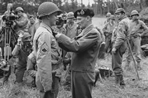 Montgomery decorates Sgt Streczyk