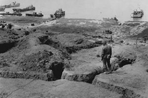 The view from the German trenches