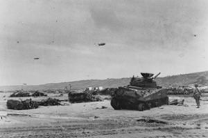 Knocked out US vehicles