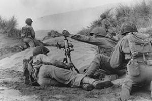 US troops during pre-invasion training