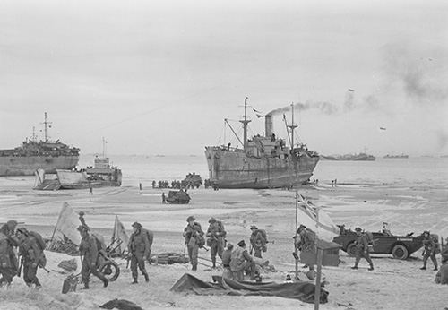 Follow up troops from 50th Division