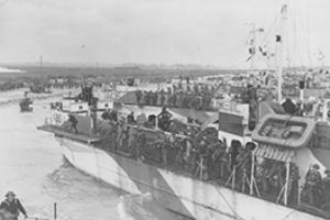 Troops from the 9th Canadian Infantry Brigade