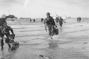 Men of one of the beach groups