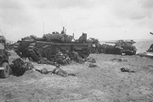 Medics deal with the dead and wounded