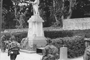 Troops move inland through Hermanville