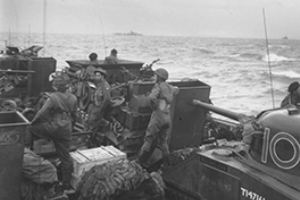 Browse 13th/18th Hussars on passage to Normandy