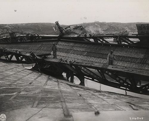 Storm damage to Mulberry A