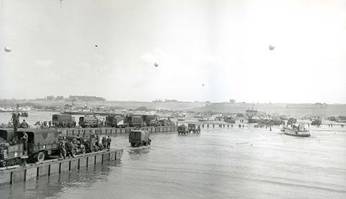 Dorsets coming ashore on Gold Beach