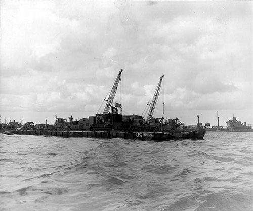 Rhino-Ferry used by the US Navy Sea Bees