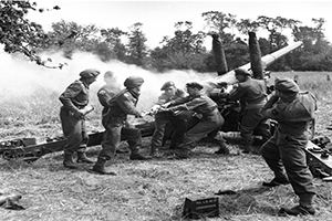 British 5.5inch gun of the 64th Medium Regiment