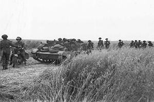 Carrier and troops near St Contest