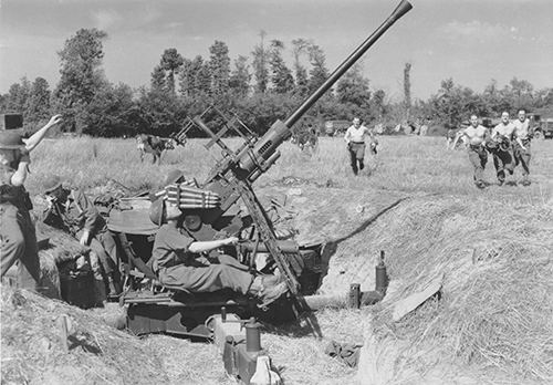 40mm Bofors anti-aircraft gun