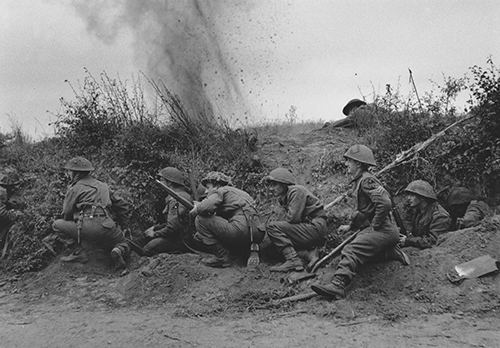Troops from the East Yorkshire Regiment