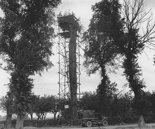 Observation tower at Cheux