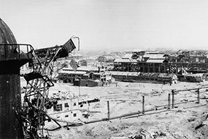 Browse Devastation at the huge cement factory at Colombelles