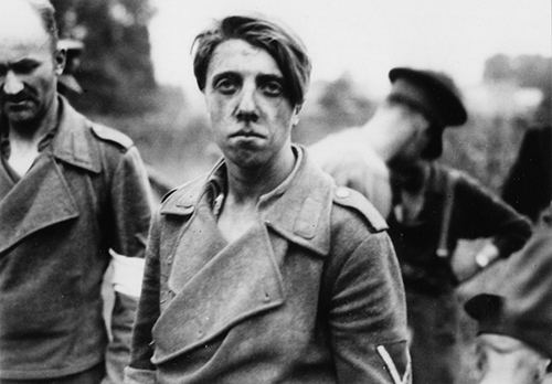 Traumatised survivor of 200th Assault Gun Battalion
