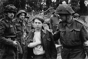 German prisoner of war in Normandy.